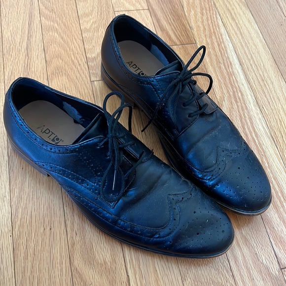 Apt. 9 Shoes | Mens Black Wingtip Dress Shoes | Color: Black | Size: 8.5 | Colbymarv's Closet